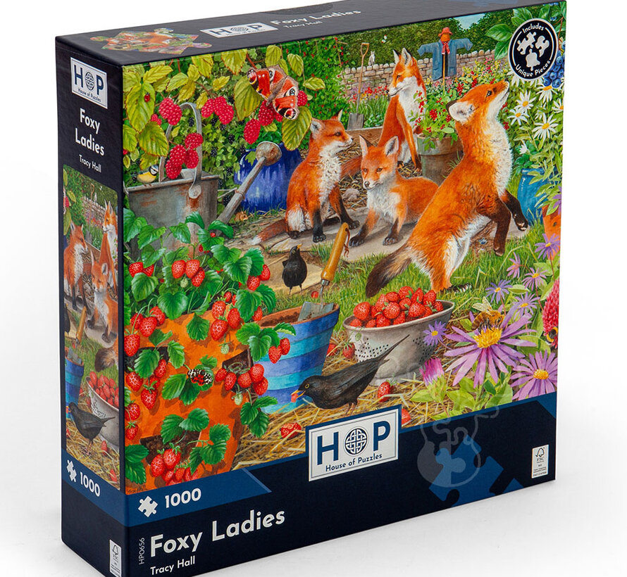 House of Puzzles Foxy Ladies Puzzle 1000pcs