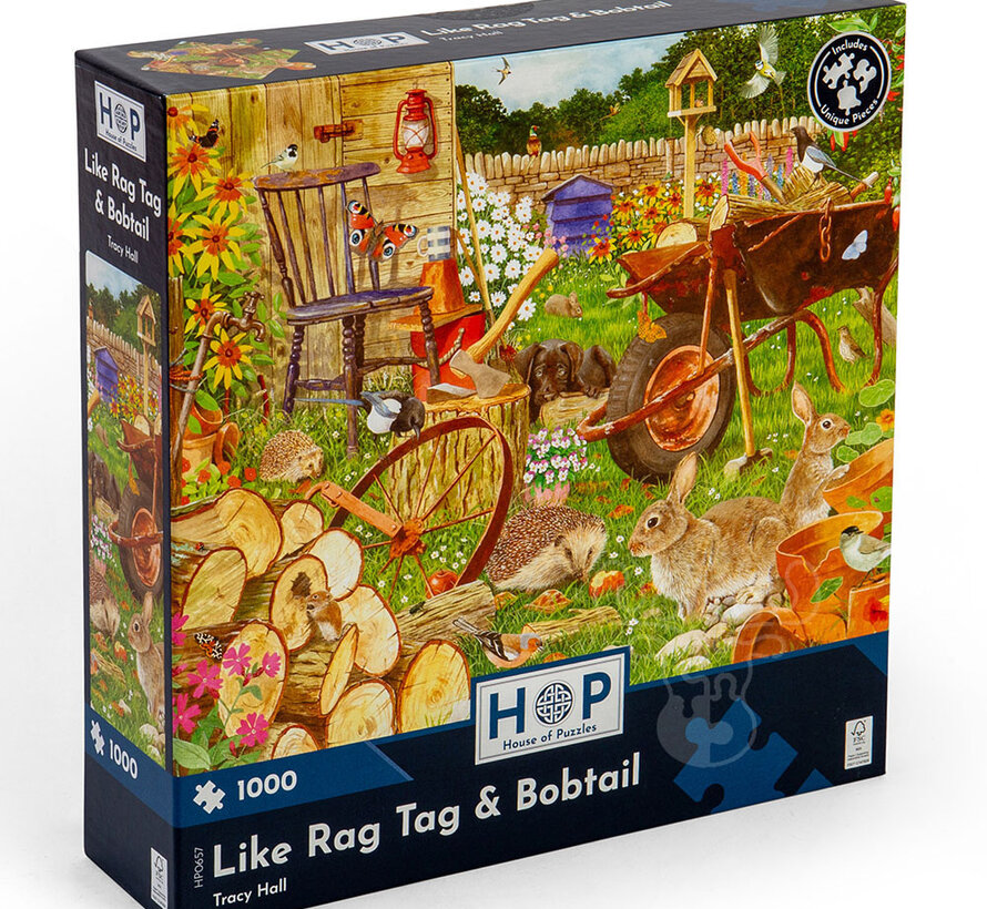 House of Puzzles Like Rag Tag and Bobtail Puzzle 1000pcs