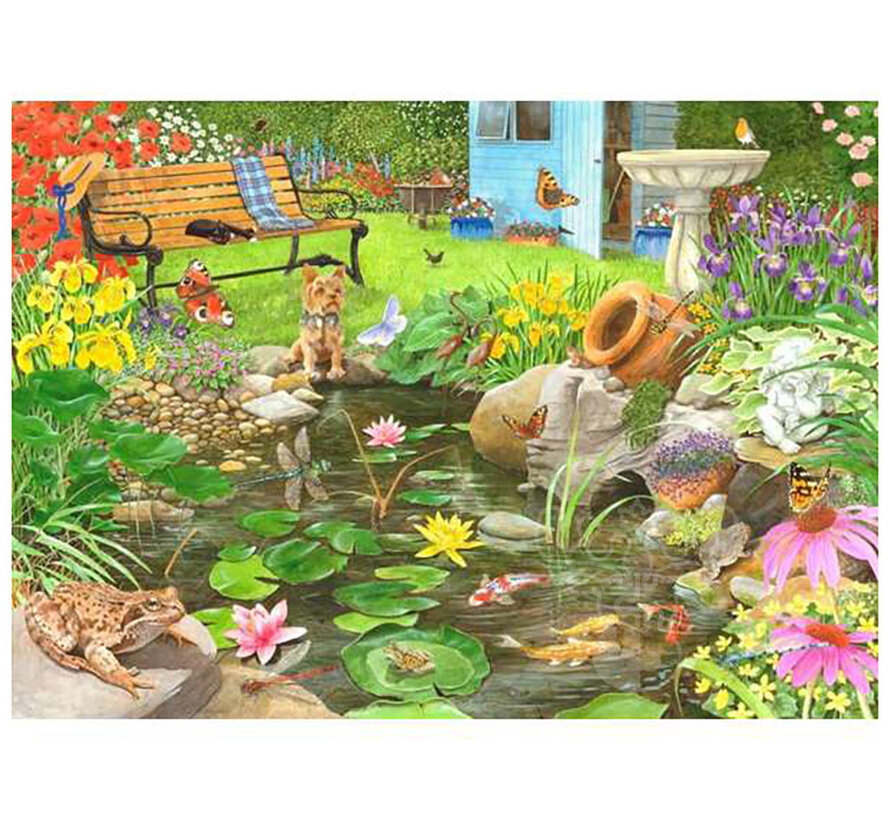 House of Puzzles Lily Pond Puzzle 1000pcs