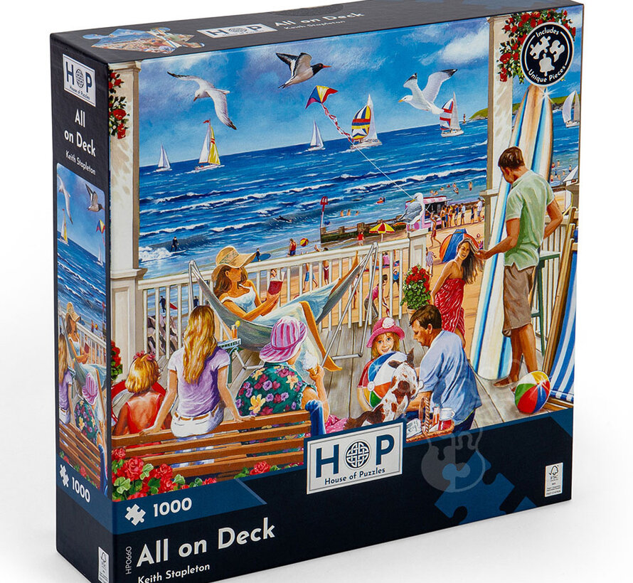 House of Puzzles All on Deck Puzzle 1000pcs