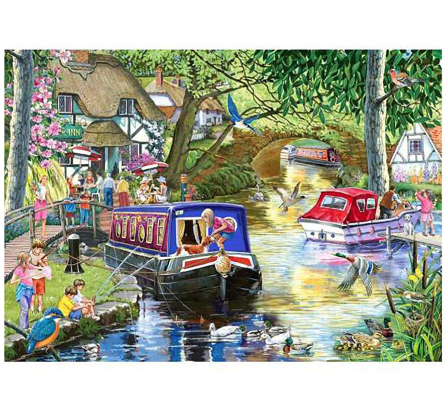 House of Puzzles Summer on the River Puzzle 1000pcs