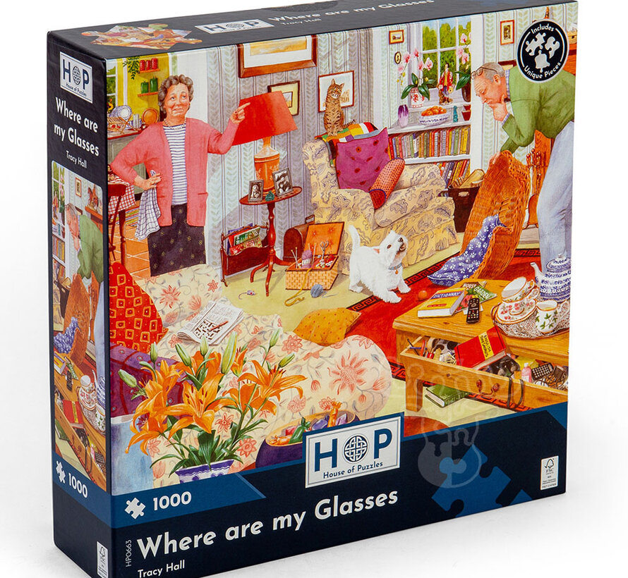 House of Puzzles Where are my Glasses Puzzle 1000pcs