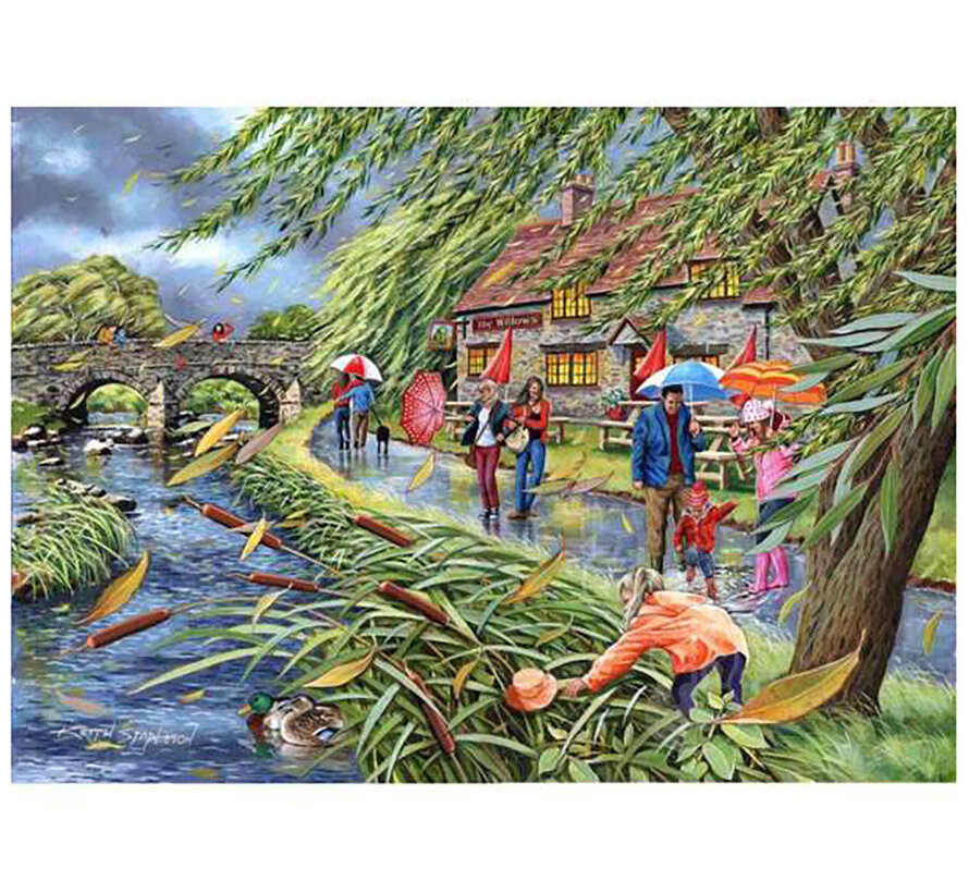 House of Puzzles Wind at the Willows Puzzle 1000pcs
