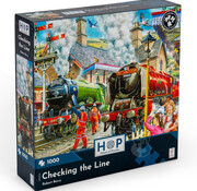 House of Puzzles House of Puzzles Checking the Line Puzzle 1000pcs