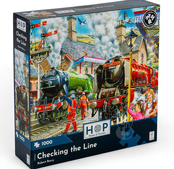 House of Puzzles House of Puzzles Checking the Line Puzzle 1000pcs