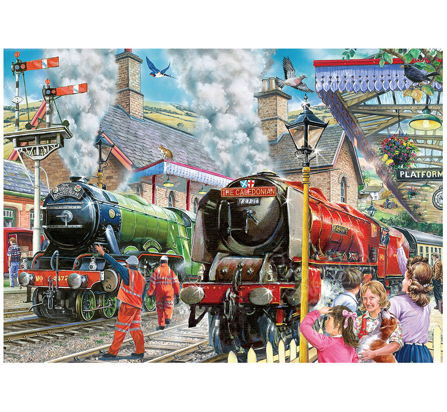 House of Puzzles Checking the Line Puzzle 1000pcs