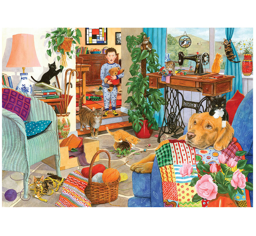 House of Puzzles Kitten Chaos Puzzle 1000pcs