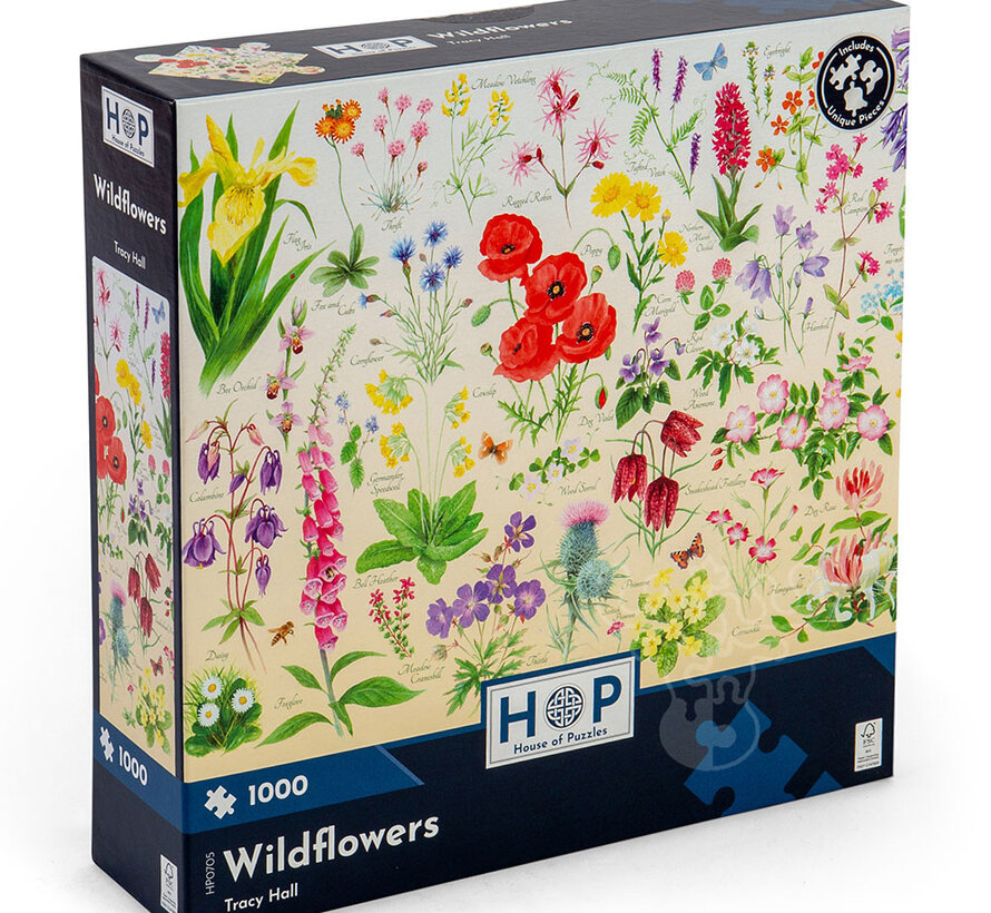 House of Puzzles Wildflowers Puzzle 1000pcs