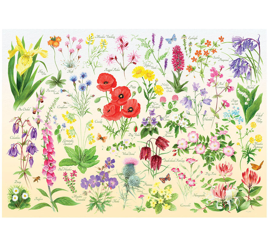 House of Puzzles Wildflowers Puzzle 1000pcs