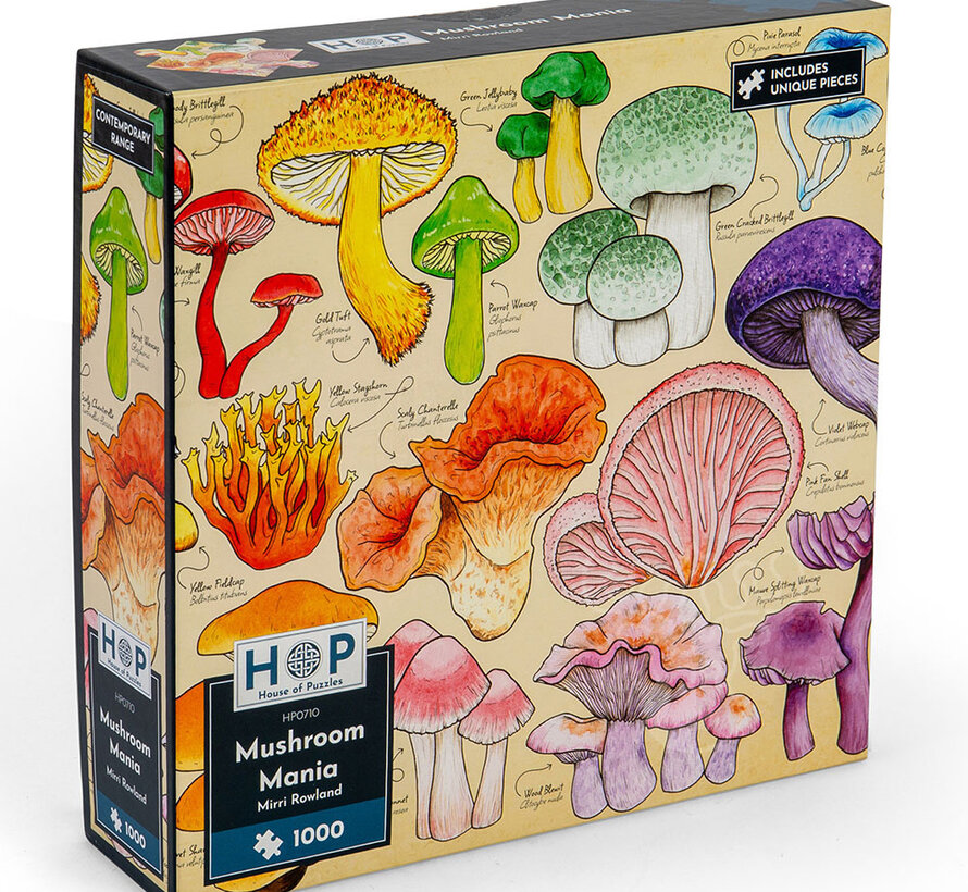 House of Puzzles Mushroom Mania Puzzle 1000pcs