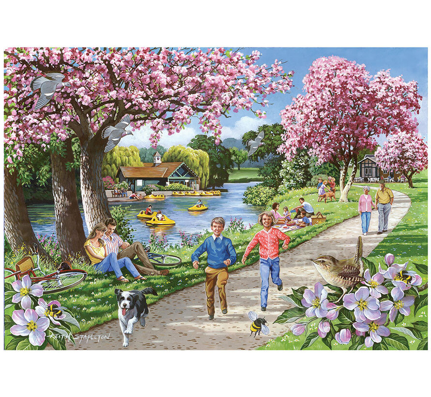 House of Puzzles Apple Blossom Time Puzzle 1000pcs