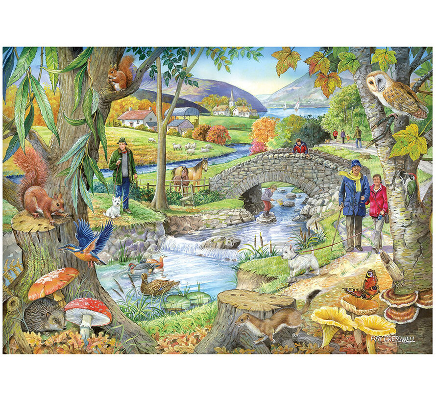 House of Puzzles Riverside Walk Puzzle Big 250pcs