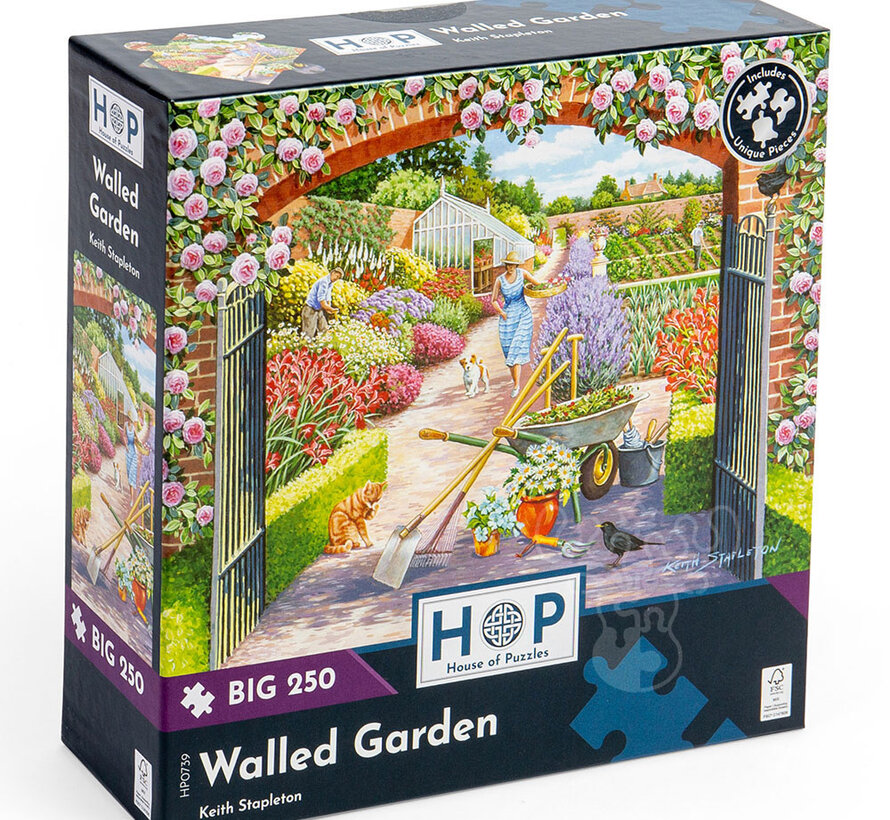 House of Puzzles Walled Garden Puzzle Big 250pcs