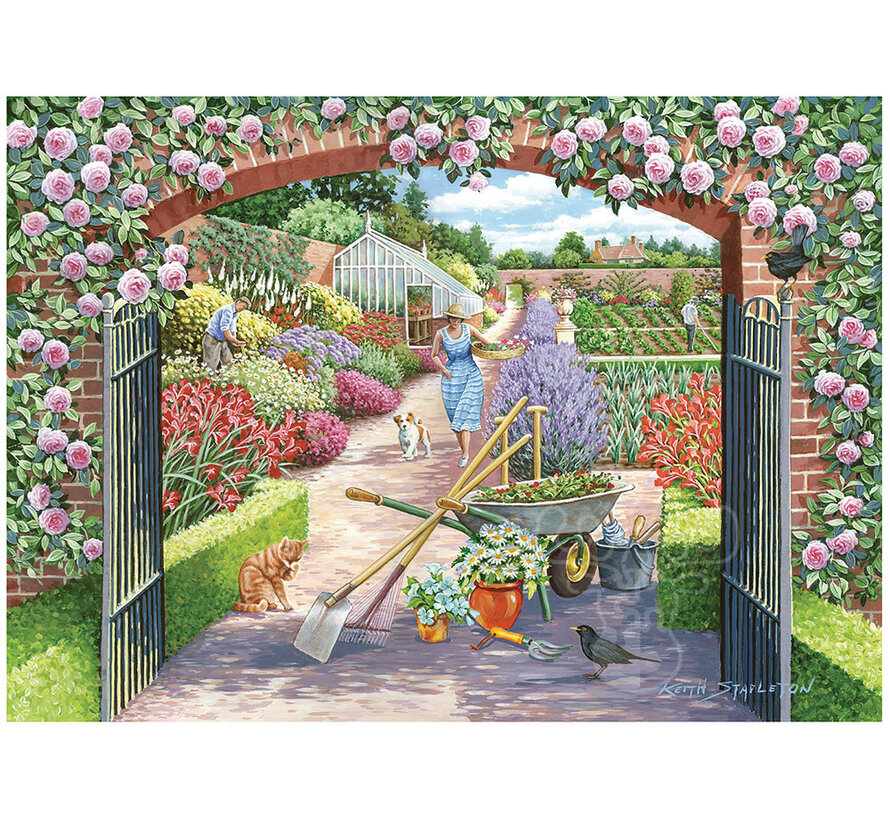 House of Puzzles Walled Garden Puzzle Big 250pcs