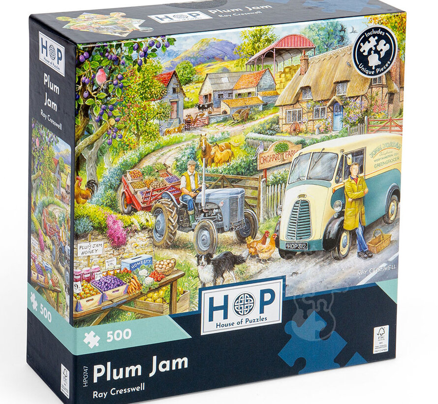 House of Puzzles Plum Jam Puzzle 500pcs