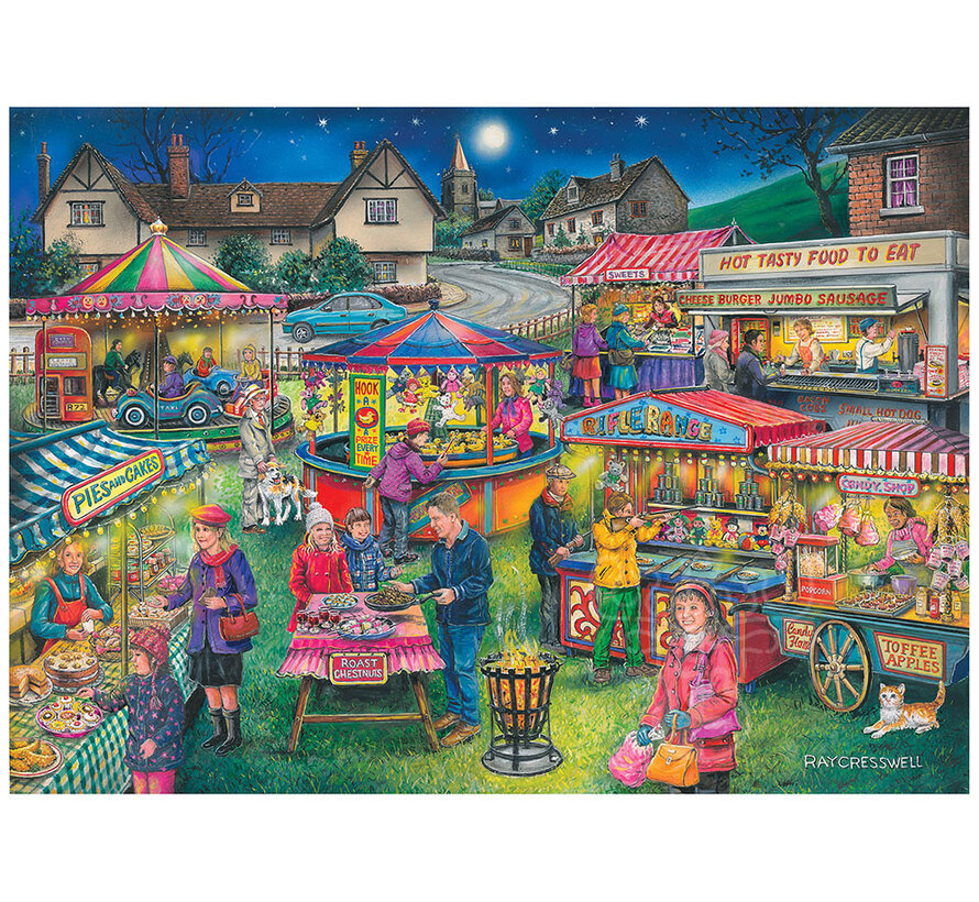 House of Puzzles Spot the Difference Village Fayre Puzzle Big 500pcs