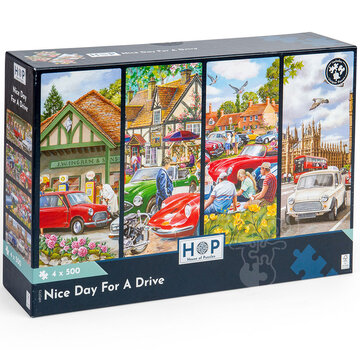 House of Puzzles House of Puzzles Nice Day For A Drive Puzzle 4 x 500pcs