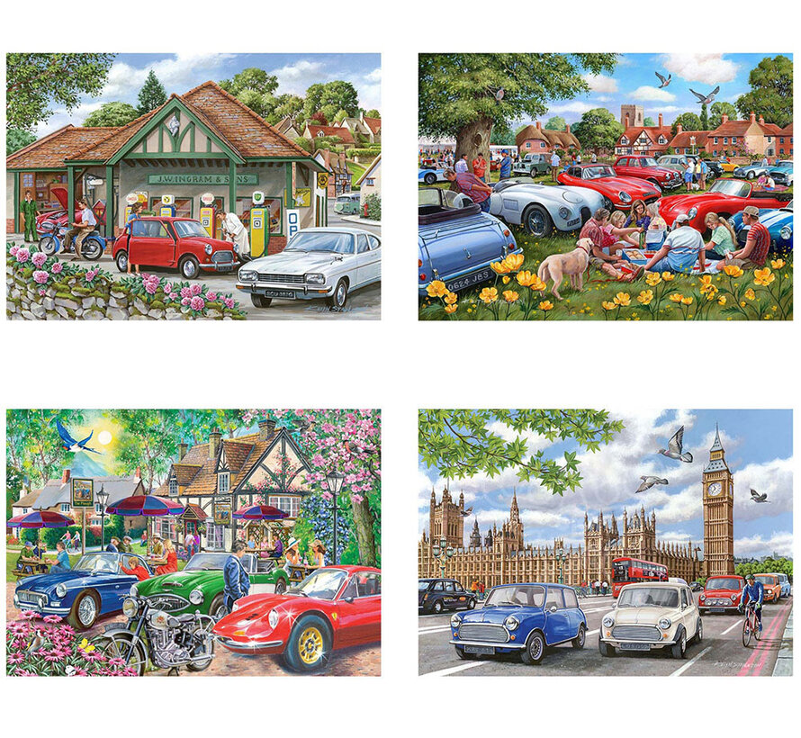 House of Puzzles Nice Day For A Drive Puzzle 4 x 500pcs