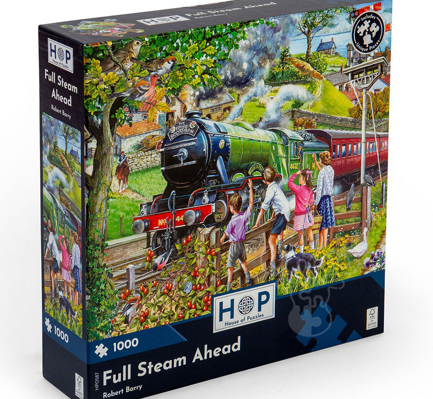 House of Puzzles Full Steam Ahead Puzzle 1000pcs