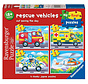 Ravensburger My First Puzzle: Rescue Vehicles Puzzle 2, 3, 4, 5 pcs