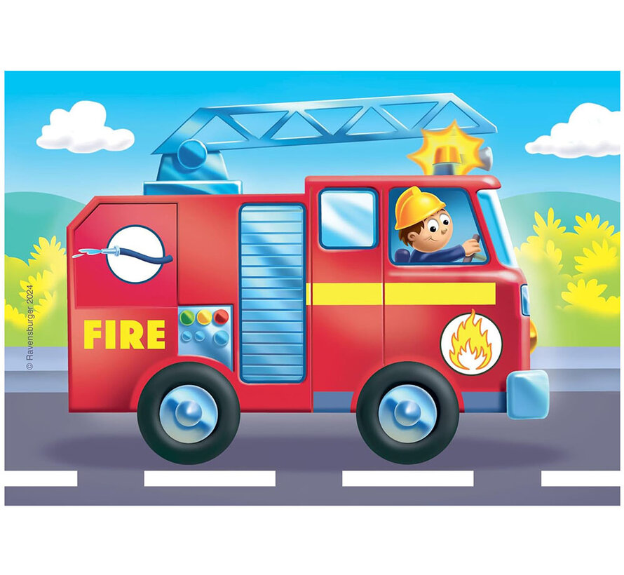 Ravensburger My First Puzzle: Rescue Vehicles Puzzle 2, 3, 4, 5 pcs