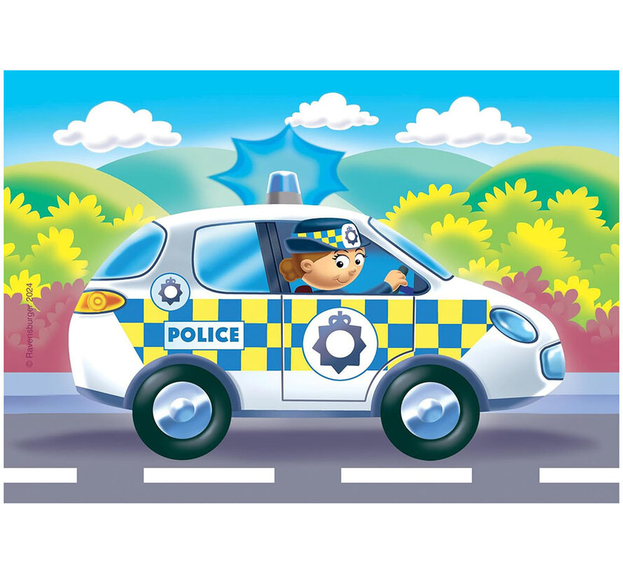 Ravensburger My First Puzzle: Rescue Vehicles Puzzle 2, 3, 4, 5 pcs