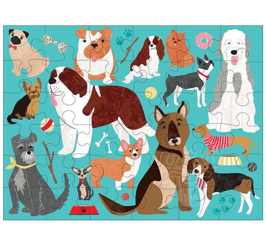 Mudpuppy Puzzle to Go Hot Dogs Puzzle 36pcs