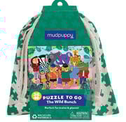 Mudpuppy Mudpuppy Puzzle to Go Wild Bunch Puzzle 36pcs