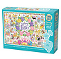 Cobble Hill Happy Easter Family Puzzle 350pcs