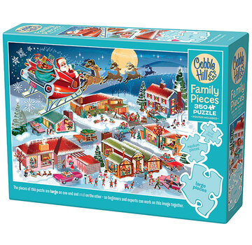 Cobble Hill Puzzles Cobble Hill Santa's Flyby Family Puzzle 350pcs