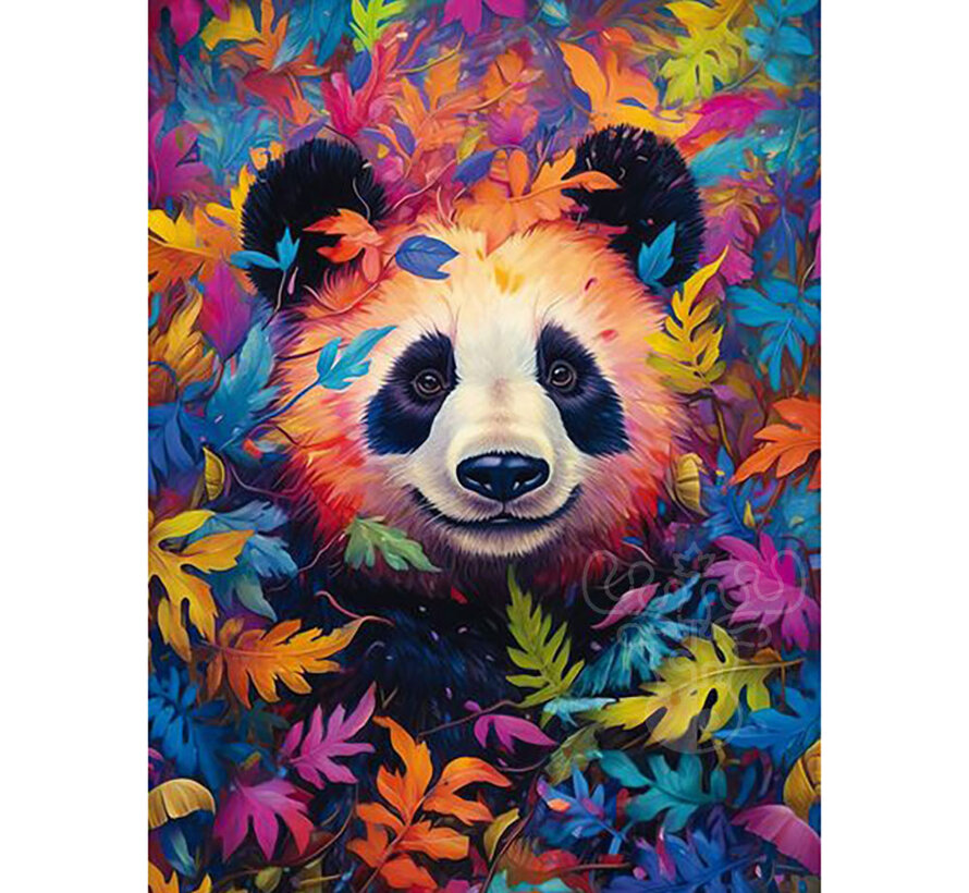 Schmidt Panda in a Rainbow-Coloured Forest Puzzle 1000pcs