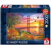 Schmidt FINAL SALE Schmidt Walking to the Golden Gate Bridge Puzzle 2000pcs