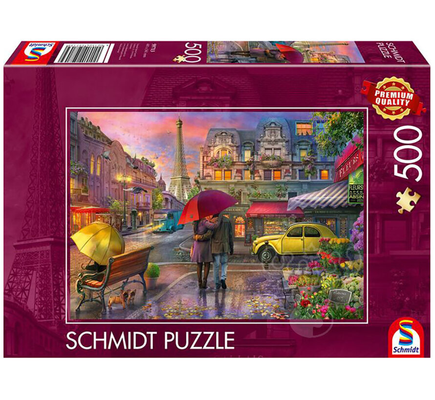 Schmidt Parisian Charm in the Rain Puzzle 500pcs
