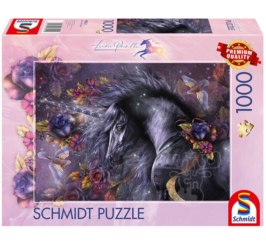 FINAL SALE Schmidt Blue Rose Puzzle 1000pcs