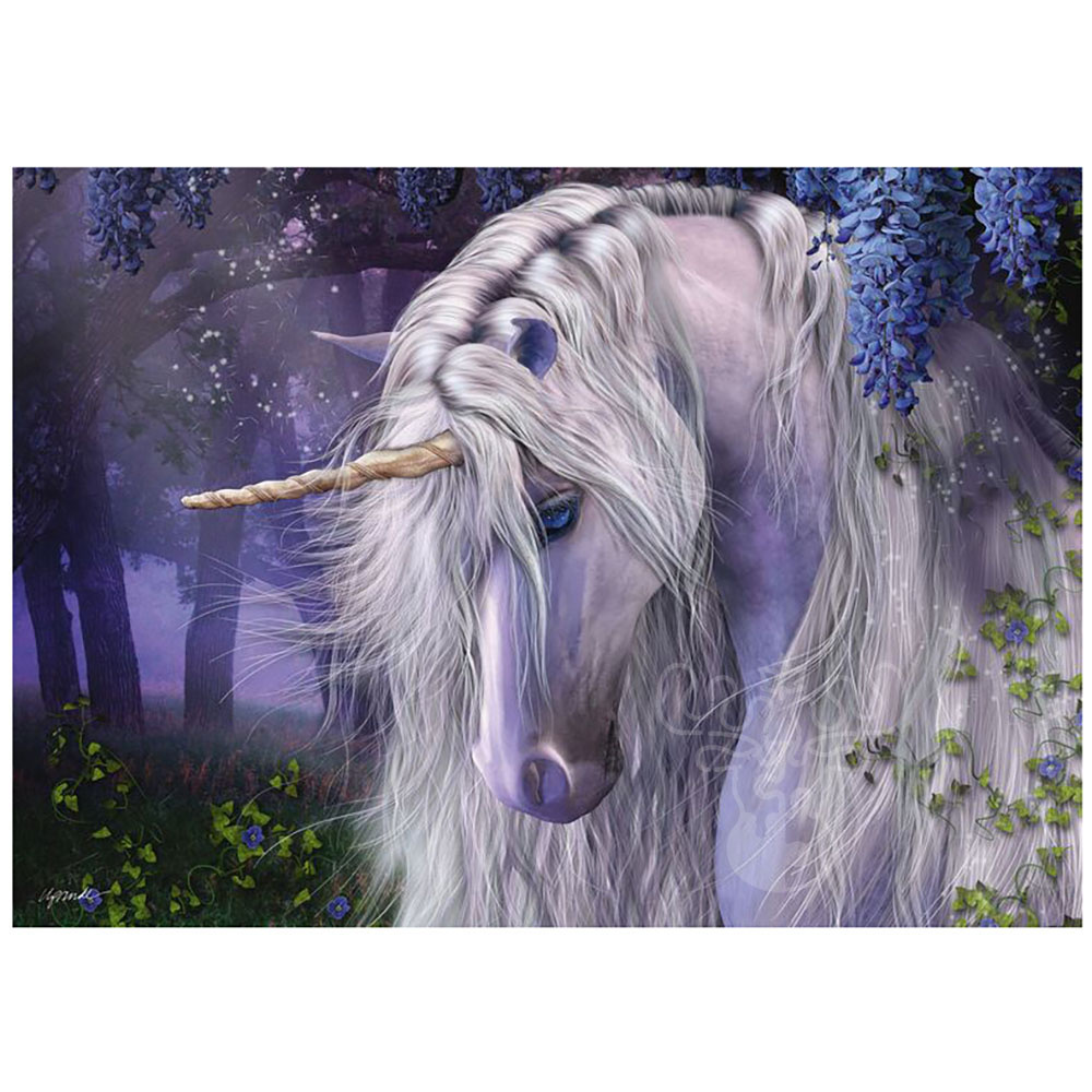 Schmidt Puzzle 1000 Pezzi Premium Quality - Wolf In The Moonlight (Lupo Al Chiaro Di Luna) - Dimensioni 49,3 X 69,3 Cm - Divertimento Per Adulti E Ragazzi