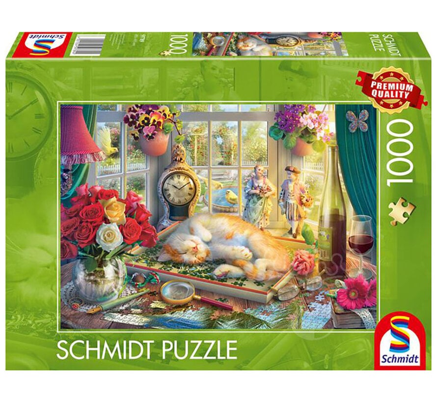 Schmidt Puzzle Time with the Cat Puzzle 1000pcs