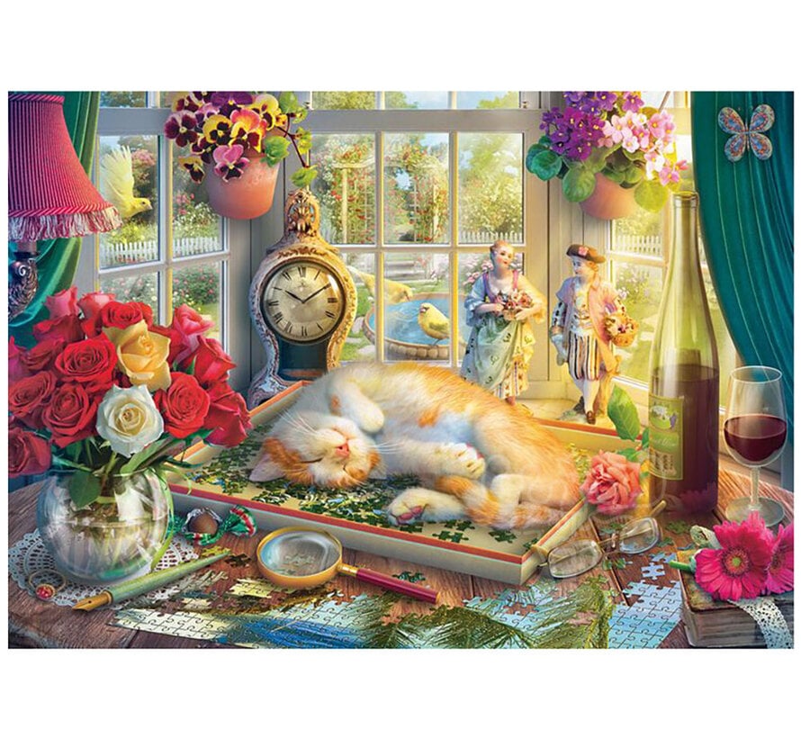 Schmidt Puzzle Time with the Cat Puzzle 1000pcs