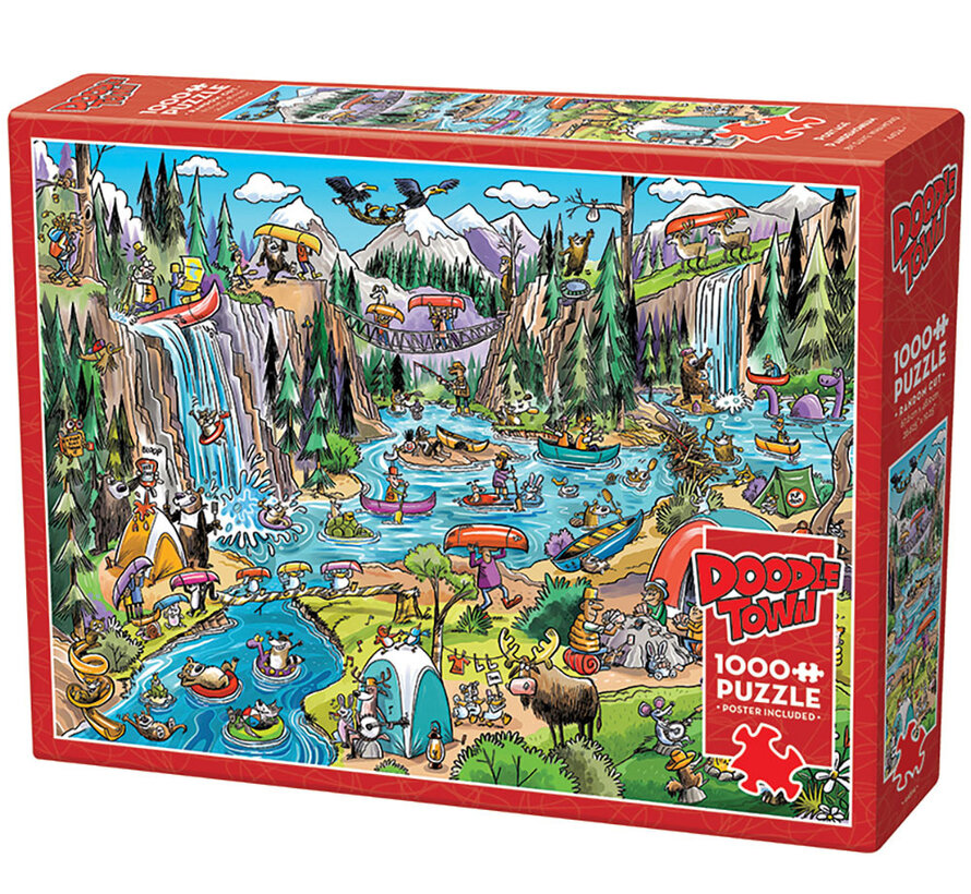 Cobble Hill Doodletown Portage Pandemonium Puzzle 1000pcs