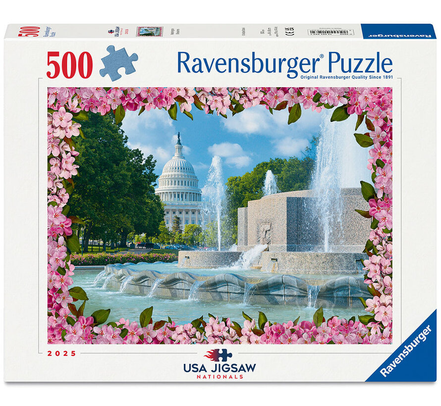 Ravensburger Washington Blossoms 500pcs USA Jigsaw Nationals 2025