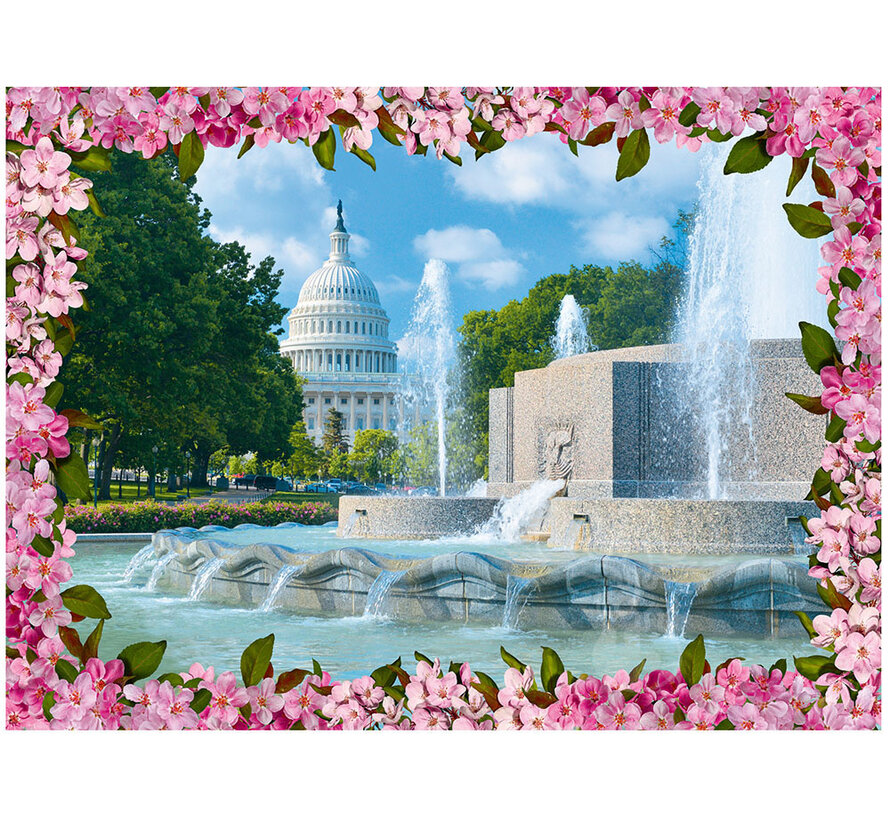 Ravensburger Washington Blossoms 500pcs USA Jigsaw Nationals 2025