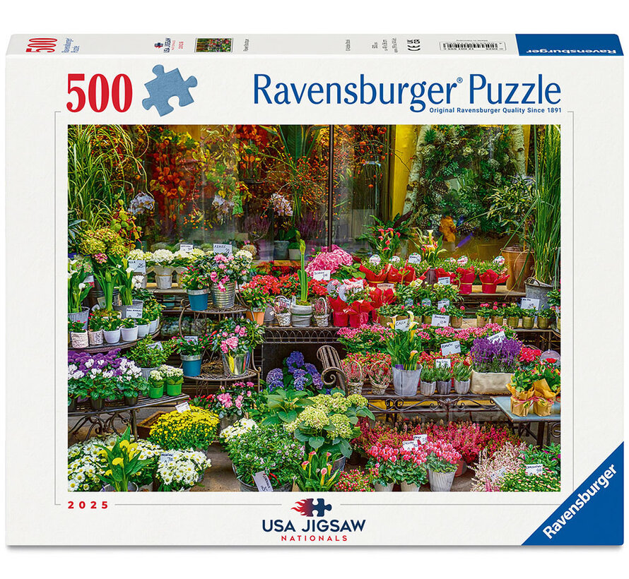 Ravensburger Flower Boutique 500pcs USA Jigsaw Nationals 2025