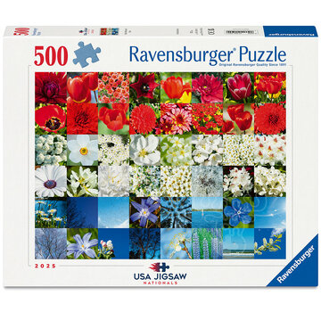 Ravensburger FINAL SALE Ravensburger Red, White and Blue 500pcs USA Jigsaw Nationals - Canada Only
