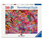FINAL SALE Ravensburger Fish in Fuchsia 500pcs USA Jigsaw Nationals 2025