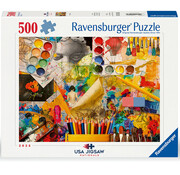 Ravensburger FINAL SALE Ravensburger Art Studio 500pcs USA Jigsaw Nationals 2025 - Canada Only