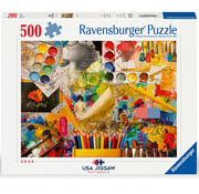 Ravensburger Ravensburger Art Studio 500pcs USA Jigsaw Nationals 2025