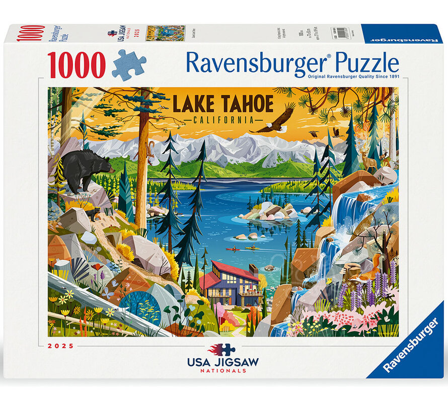 Ravensburger Sacred Lake Tahoe Puzzle 1000pcs USA Jigsaw Nationals 2025
