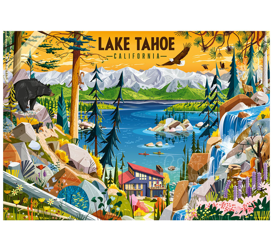 Ravensburger Sacred Lake Tahoe Puzzle 1000pcs USA Jigsaw Nationals 2025