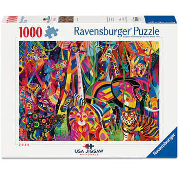 Ravensburger FINAL SALE Ravensburger Jeweled Jungle Puzzle 1000pcs USA Jigsaw Nationals 2025 - Canada Only