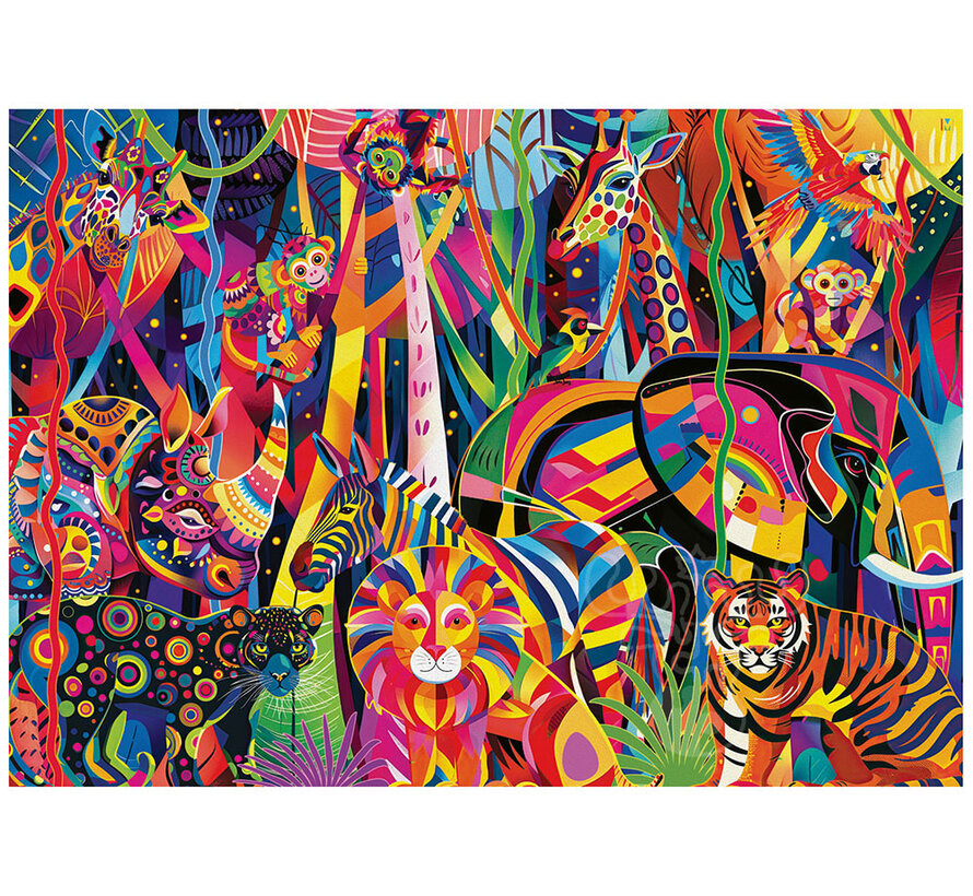 Ravensburger Jeweled Jungle Puzzle 1000pcs USA Jigsaw Nationals 2025