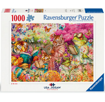Ravensburger FINAL SALE Ravensburger Book Club Puzzle 1000pcs USA Jigsaw Nationals 2025 - Canada Only